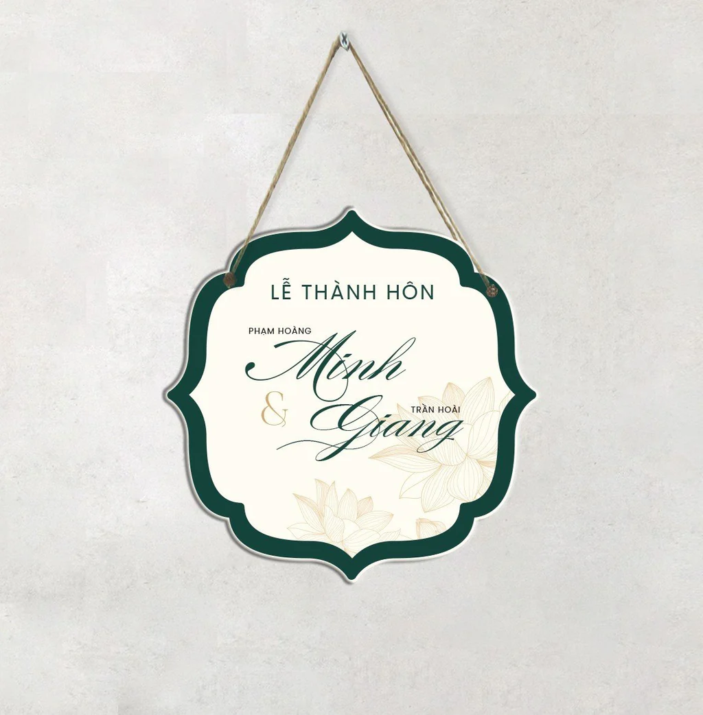 In Các Loai Bảng Treo Cưới Giá Rẻ Nha Trang, Khánh Hòa